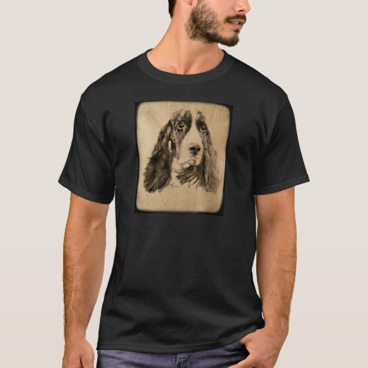 English Springer Funky T-shirt (Voorkant)