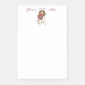 English Springer Heart mama Post-it® Notes (Voorkant)