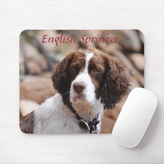 English Springer Mousepad Muismat (Met muis)