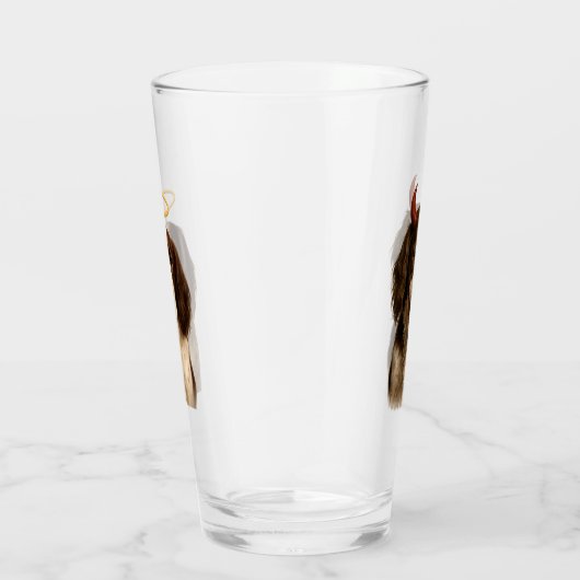 English Springer Spaniel Angel / Devil Glass Glas (Rechts)