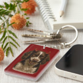 English Springer Spaniel Angel / Devil keychain (Voorkant Rechts)