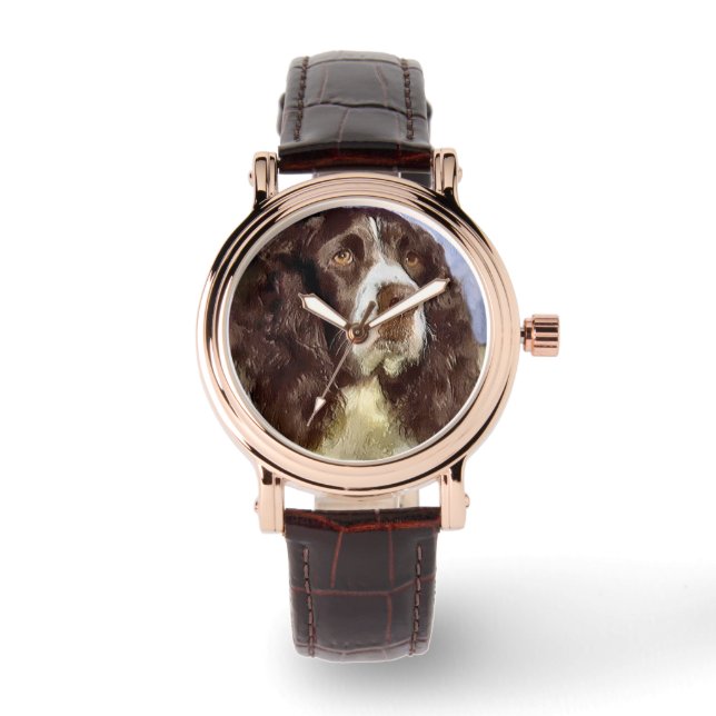 English Springer Spaniel Art Gifts Horloge (Voorkant)