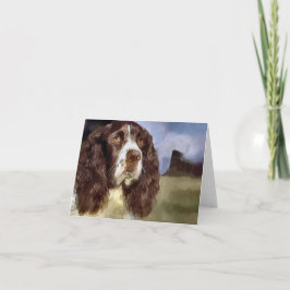 English Springer Spaniel Art Gifts Kaart