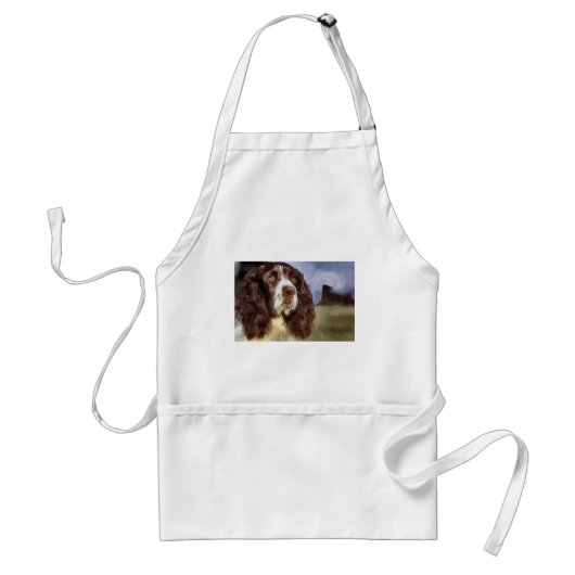 English Springer Spaniel Art Gifts Standaard Schort (Voorkant)