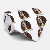 English Springer Spaniel Art Gifts Stropdas (Opgerold)