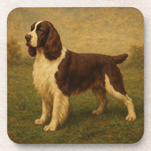 English Springer Spaniel Bier Onderzetter (Voorkant)