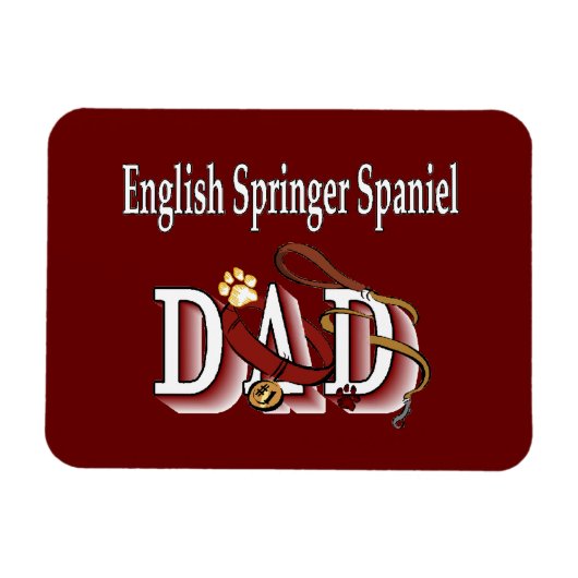 English Springer Spaniel Dad Magneet (Horizontaal)