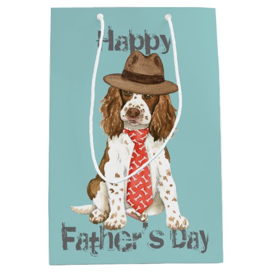 English Springer Spaniel Dad Medium Cadeauzakje (Voorkant)
