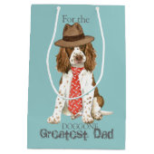 English Springer Spaniel Dad Medium Cadeauzakje (Achterkant)
