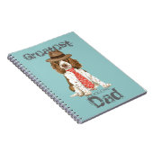 English Springer Spaniel Dad Notitieboek (Rechterzijde)