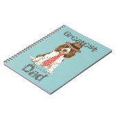 English Springer Spaniel Dad Notitieboek (Linkerzijde)