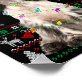 English Springer Spaniel Dog Christmas Ugly Sweate Poster (Hoek)