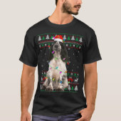 English Springer Spaniel Dog Christmas Ugly Sweate T-shirt (Voorkant)