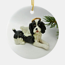 English Springer Spaniel Dog kerstversiering Keramisch Ornament