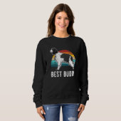 English Springer Spaniel Dog Sunset Trui (Voorkant volledig)
