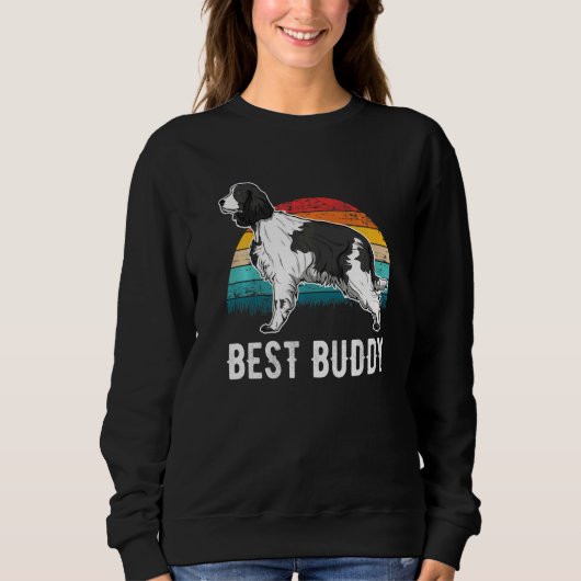 English Springer Spaniel Dog Sunset Trui (Voorkant)