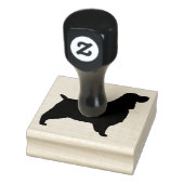 English Springer Spaniel Hondenras Silhouette Rubberstempel (Stempel)
