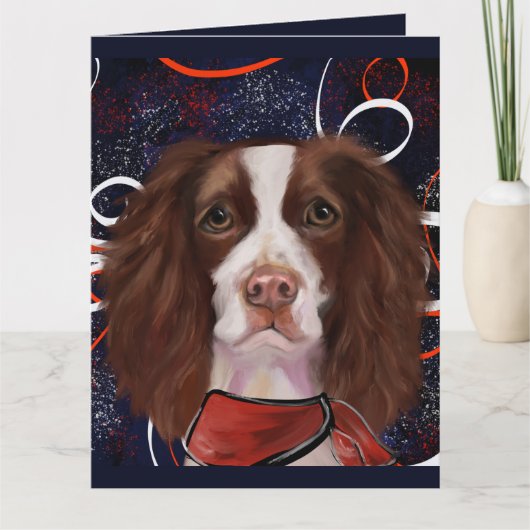 ENGLISH SPRINGER SPANIEL    KAART (Voorkant)
