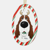 English Springer Spaniel kerstversiering Keramisch Ornament (Links)