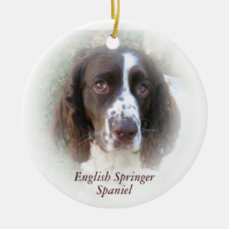 English Springer Spaniel kerstversiering Keramisch Ornament