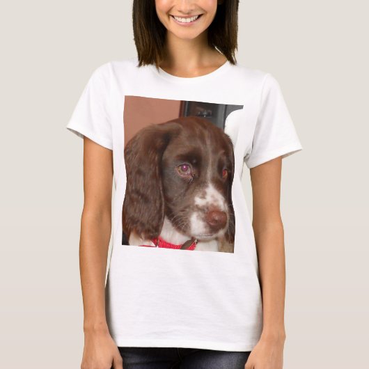 English_Springer_Spaniel lw puppy T-shirt (Voorkant)