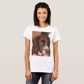English_Springer_Spaniel lw puppy T-shirt (Voorkant volledig)