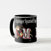 English Springer Spaniel Ma Gifts Mok (Voorkant links)