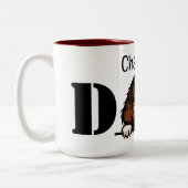 English Springer Spaniel Personalized Dad Mok (Links)