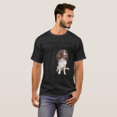 English Springer Spaniel Quote mam Dad Print, Hunt T-shirt (Voorkant volledig)