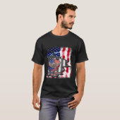 English Springer Spaniel S Fun American Flag T-shirt (Voorkant volledig)