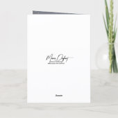 English Springer Spaniel Snow Angel Feestdagen Kaart (Achterkant)