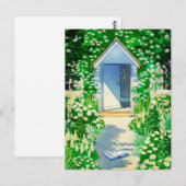 English Summer Cottage Garden Briefkaart (Voorkant / Achterkant)