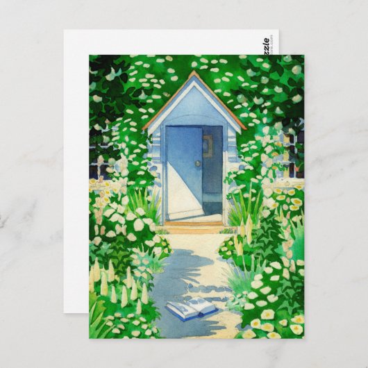 English Summer Cottage Garden Briefkaart (Voorkant / Achterkant)