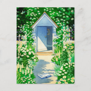 English Summer Cottage Garden Briefkaart