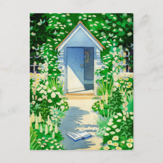 English Summer Cottage Garden Briefkaart