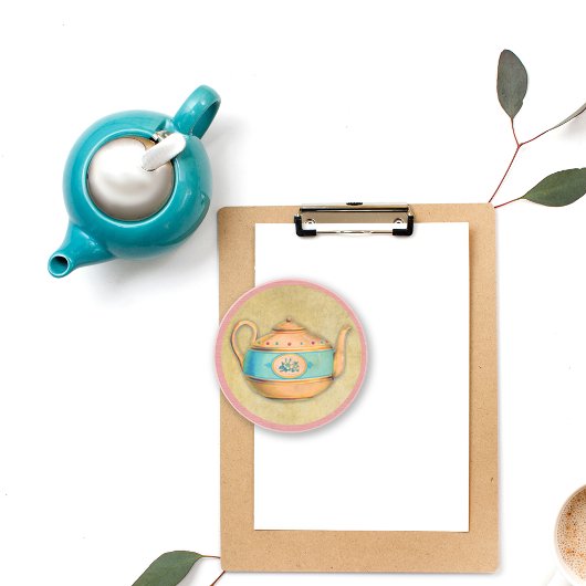 English Tea Kettle Zandsteen Onderzetter