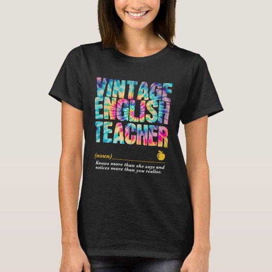 English Teacher Appreciation Week Back to School T-shirt (Voorkant)