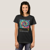English Teacher Appreciation Week Back to School T-shirt (Voorkant volledig)