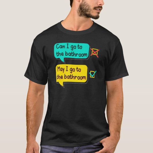 English Teacher Grammar Teaching School Grammarian T-shirt (Voorkant)