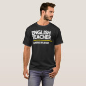 English Teacher Original Influencer High Middle Sc T-shirt (Voorkant volledig)