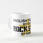 English Teacher Rock Star Koffiemok (Voorkant links)