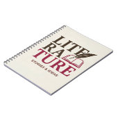 English Teacher Typography Design Notitieboek (Linkerzijde)