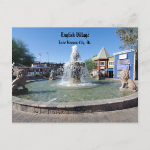 English Village, Lake Havasu City, Az. Briefkaart