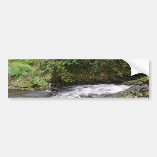 English Woodland Stream Bumpersticker (Voorkant)