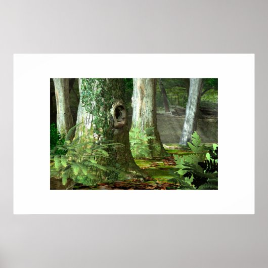 English Woodlands Poster (Voorkant)