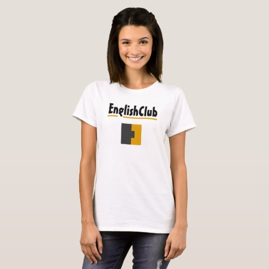 EnglishClub T-shirt (Voorkant volledig)