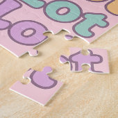 Englot Kawaii-bubbelletters Legpuzzel (Zijkant)