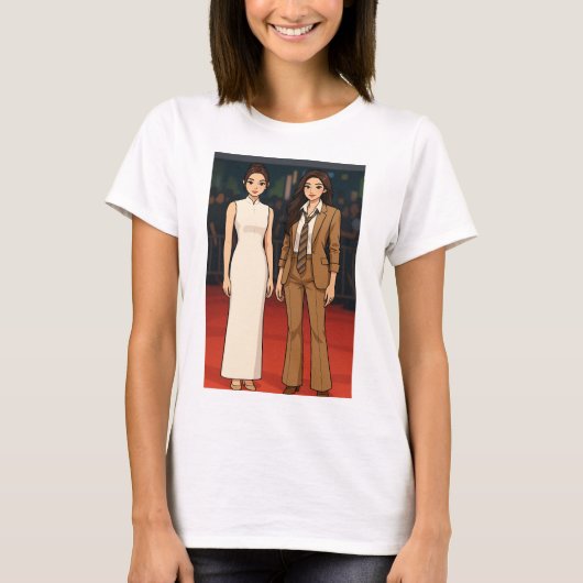 Englot Kazz Awards Premire, Engfa & Charlotte  T-shirt (Voorkant)