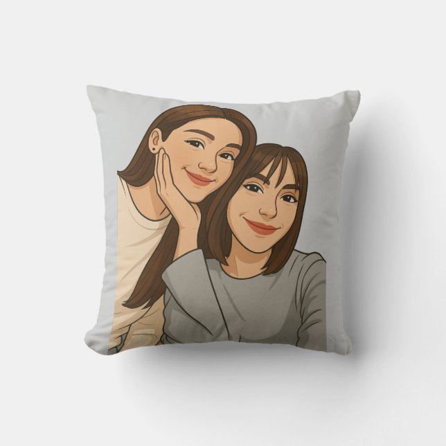 Englot Thai GL Engfa and Charlotte Ship Couple Kussen (Voorkant)