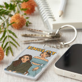 Englot Thai GL Ship Couple, Engfa and Charlotte Sleutelhanger (Voorkant Rechts)